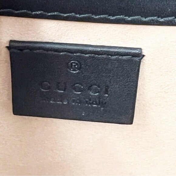 GUCCI DOUBLE G DIONYSUS SMALL NAVY BLUE VELVET WOMENS PURSE - Picture 7 of 9